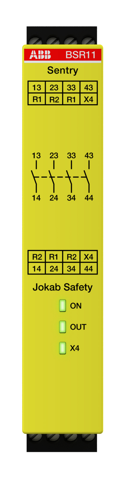 BSR Sikkerhedsmodul (Basic function Safety Relay) - Billede 3