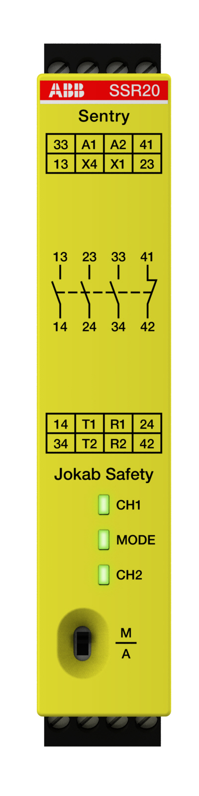 SSR Sikkerhedsmodul (Single function Safety Relay) - Billede 4